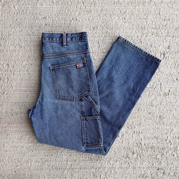 Gusset Other - Vintage Carhartt Style Carpenter Workwear Denim Pants Jeans